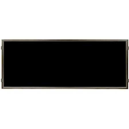 LAVI INDUSTRIES , Hinged Frame Sign Panel/Barrier, , 72" x 30", Matte Black 50-HFP1004/MB/BK